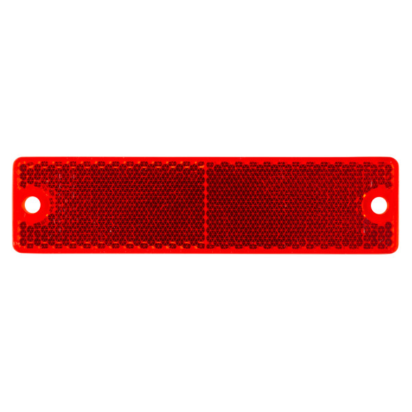 40132 - Mini Stick-On Screw-Mount Rectangular Reflectors, Red