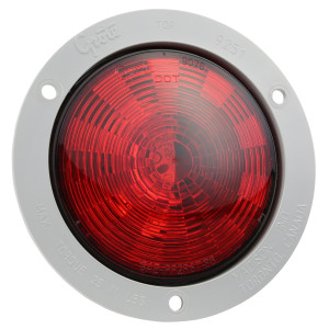SuperNova® 4" NexGen™ LED Stop Tail Turn Lights, Gray Flange, Male Pin