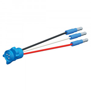 Zweiadriges Kabel für Bremslichter/Schlussleuchten/Blinker mit  Plug-in-Anschlussdraht für Leuchten mit Steckerstift