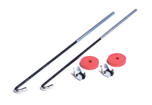 10" J Bolt Battery Hold Set