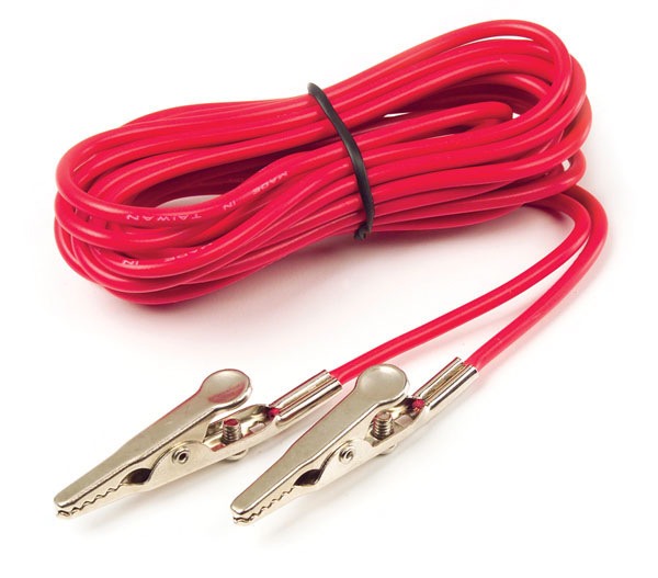 test leads with alligator clips