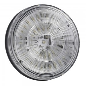 Hi Count® 4"-LED-Bremslicht/Schlussleuchte/Blinker, Bernstein mit transparenter Linse