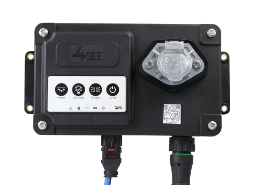 Smart Nose Box showing the current status of the connections