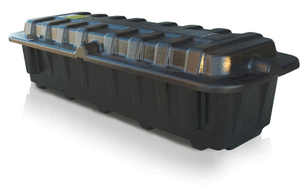 dual 6v battery box