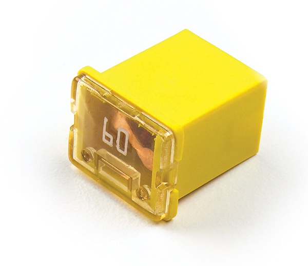 82FMXLP60A Low Profile Automotive Fuse Female Cartridge Fuse, Yellow